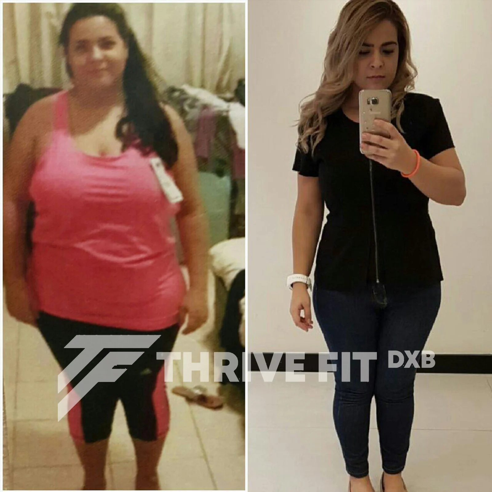 Dubai personal training transformation before and after -15kg