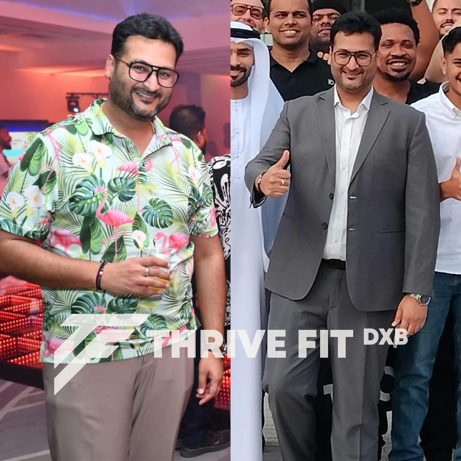 Dubai gym personal training transformation before and after -6kg